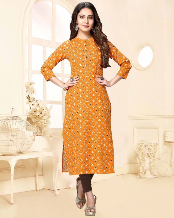 Trendy Printed 101 Regular Wear Cotton Printed Kurtis Catalog
